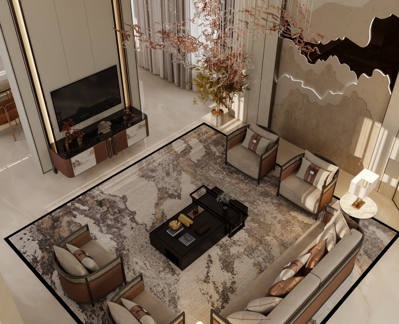 Interior Family Sitting Area - photo 6