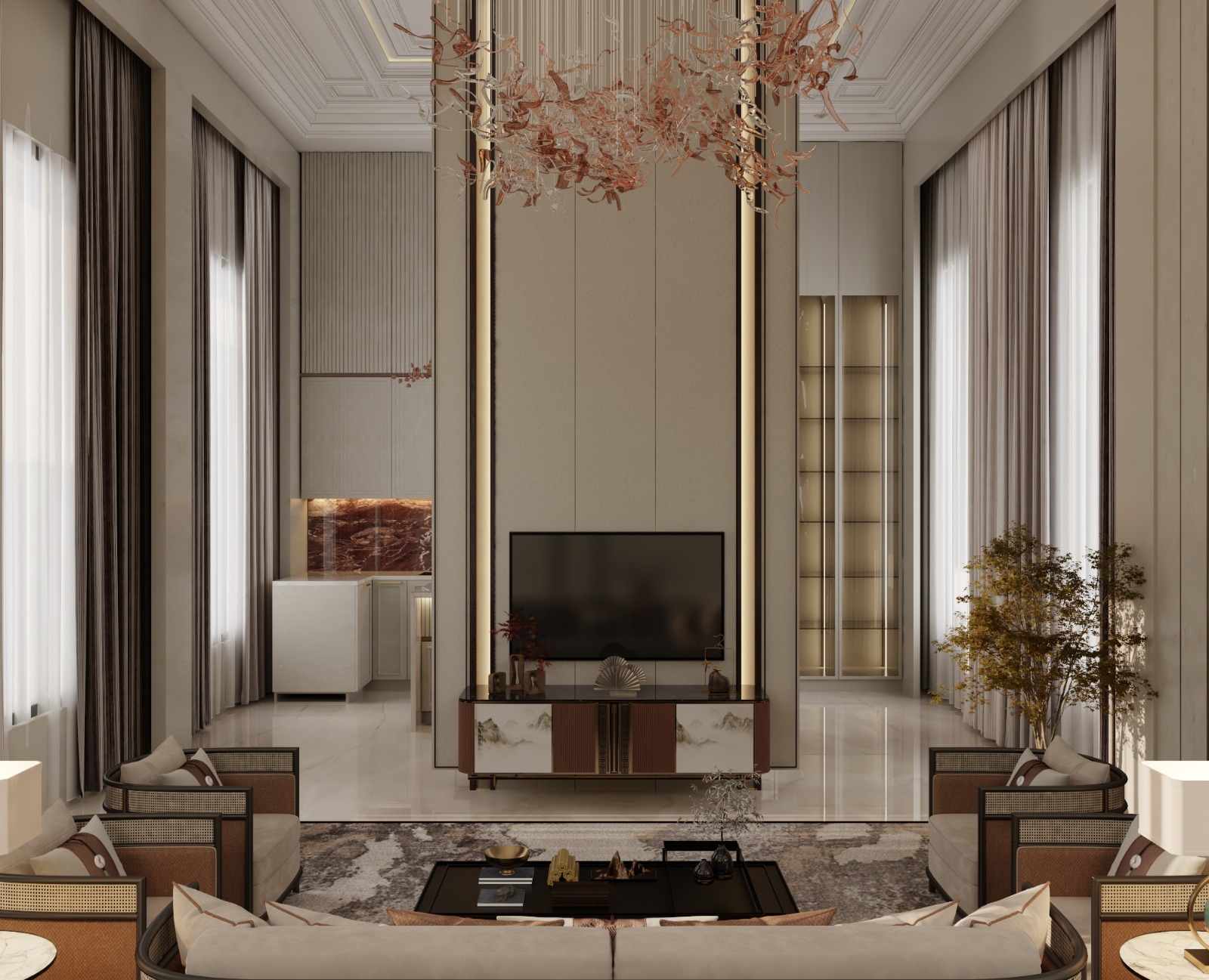 Interior Family Sitting Area - photo 8